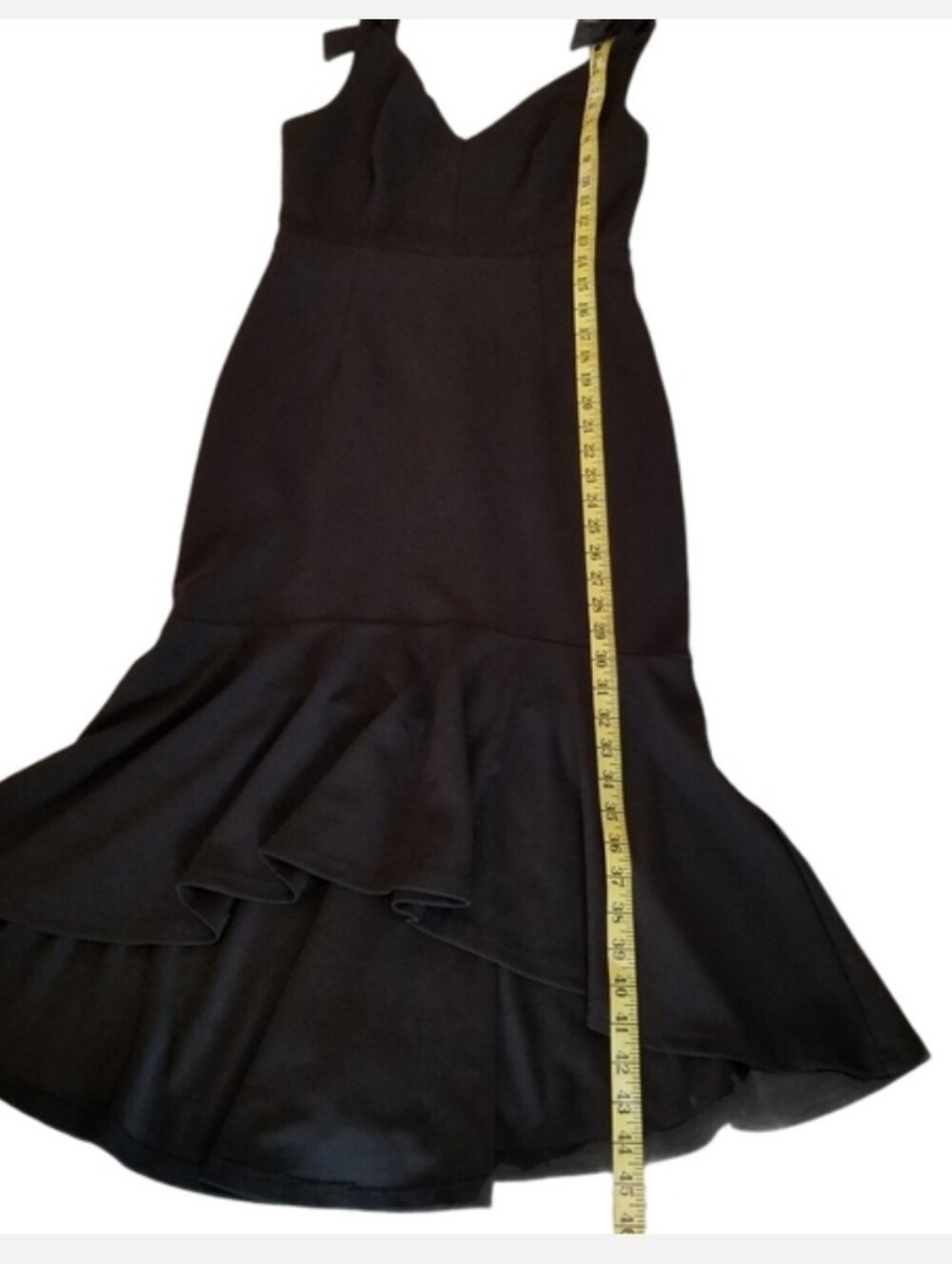 Lulu's Want You To Want Me Black Bodycon Midi- M